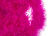 Taśma z piór marabut* FUKSJA MAGENTA cena za 9,14m puszyste z długim włosem cienkie boa puszek pióra na taśmie