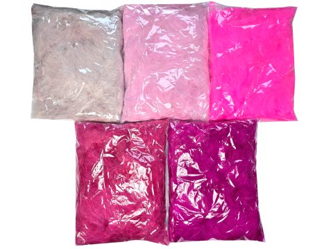 Taśma z piór marabut* CZERWONY CIEMNY cena za 9,14m puszyste z długim włosem cienkie boa puszek pióra na taśmie