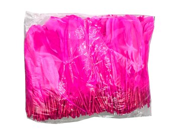 Pióra gęsie RÓŻOWY OSTRY...