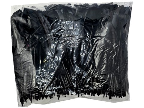 Pióra gęsie CZARNA SADZA cena za HURT opk 250g około 600-700 szt piórka lotki sztywne luzem do ozdabiania sklep warszawa