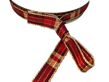 8mm Wstążka świąteczna w...