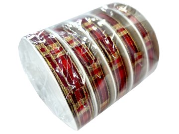 8mm Wstążka świąteczna w...