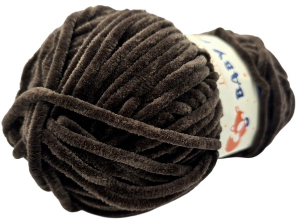 BABY FOX 91 Spłowiała Gorzka Czekolada włóczka LUNA 100g 120m włóczki dla dzieci na kocyk hurtownia włóczek GOLD-POL Warszawa