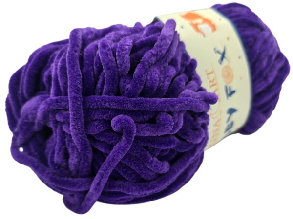 BABY FOX 69 Fiolet Ostry Nasycony włóczka LUNA 100g 120m włóczki dla dzieci na kocyk hurtownia włóczek GOLD-POL Warszawa