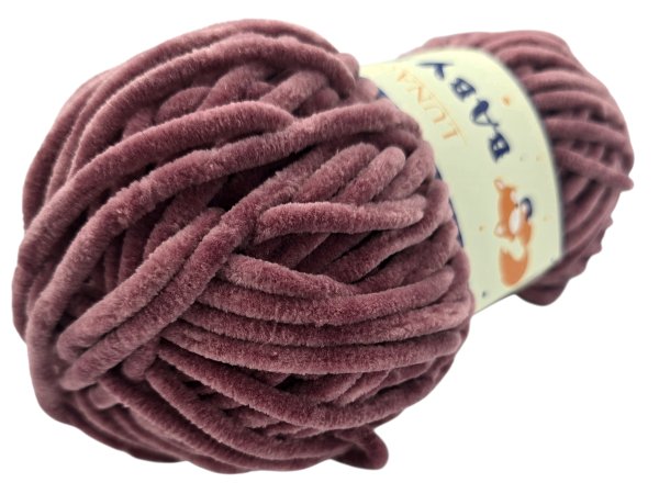 BABY FOX 83 Róż Indyjski Zgaszony włóczka LUNA 100g 120m włóczki dla dzieci na kocyk hurtownia włóczek GOLD-POL Warszawa