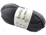 BIO-WOOL 15 SZARY CIEMNY 50g 82mRosarios4 100% wełna merino GOTS hurtownia włóczkek GOLD-POL Warszawa