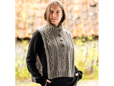 INCA TWEED włóczka 103 PRAWIE CZARNY Viking Garn 50g 100m mix wełny alpaka i merino hurtownia włóczek GOLD-POL Warszawa