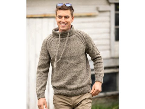 INCA TWEED włóczka 117 GRAFIT MELANŻ Viking Garn 50g 100m mix wełny alpaka i merino hurtownia włóczek GOLD-POL Warszawa