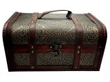 Przybornik krawiecki Antic Coffer wymiary 300x200x150mm drewniany bez wyposażenia największy egzemplarz