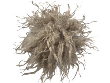 Pompon lama sztuczna Lniany...