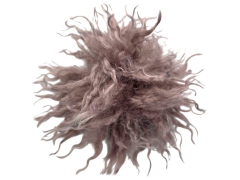 Pompon lama sztuczna Róż Indyjski Zgaszony cena za 1 szt pompony do czapek zimowych ze sztucznego futra lamy