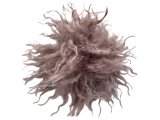 Pompon lama sztuczna Róż Indyjski Zgaszony cena za 1 szt pompony do czapek zimowych ze sztucznego futra lamy