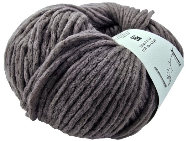 PURE ORGANIC WOOL 61 SZARY CIEMNY MYSI włóczka KATIA 50g 110m wełna 100% chlorine free OUTLET KONIEC KOLEKCJI