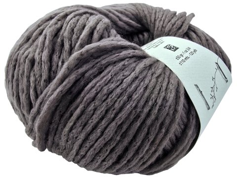 PURE ORGANIC WOOL 61 SZARY CIEMNY MYSI włóczka KATIA 50g 110m wełna 100% chlorine free OUTLET KONIEC KOLEKCJI