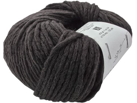 PURE ORGANIC WOOL 57 GORZKA CZEKOLADA PRAWIE CZARNA włóczka KATIA 50g 110m wełna 100% chlorine free OUTLET KONIEC KOLEKCJI
