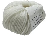 PURE ORGANIC WOOL 50 BIAŁY OFF WHITE BIEL WEŁNY włóczka KATIA 50g 110m wełna 100% chlorine free OUTLET KONIEC KOLEKCJI