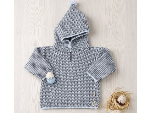 BABY NATURE 110 SZARY GREY włóczka KATIA 25g 110m wełna merino 100% dla niemowląt certyfikat ICEA GOTS OUTLET