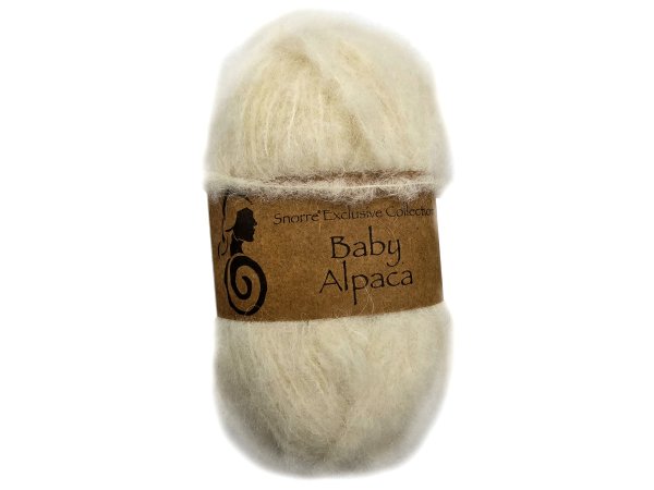 BABY ALPACA włóczka 302 ECRU KREM Viking Garn 25g 75m wełna alpaka hurtownia włóczek GOLD-POL Warszawa