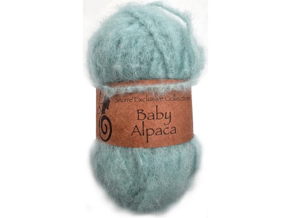 BABY ALPACA włóczka 331 AQUA ZGASZONY Viking Garn 25g 75m wełna alpaka hurtownia włóczek GOLD-POL Warszawa