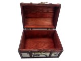 Przybornik krawiecki ORIENT VINTAGE wymiary 170x120x125mm drewniany bez wyposażenia największy egzemplarz