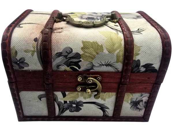 Przybornik krawiecki ORIENT VINTAGE wymiary 170x120x125mm drewniany bez wyposażenia największy egzemplarz