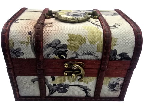 Przybornik krawiecki ORIENT VINTAGE wymiary 170x120x125mm drewniany bez wyposażenia największy egzemplarz