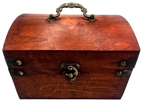 Przybornik krawiecki KUFER VINTAGE wymiary 180x130x125mm drewniany bez wyposażenia największy egzemplarz