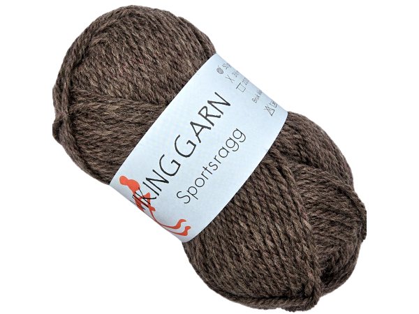 SPORTSRAGG włóczka 518 BRĄZ MELANGE BEŻ Viking Garn 50g 100m mix wełny sport czapki kominy szaliki sklep GOLD-POL