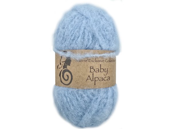 BABY ALPACA włóczka 320 BŁĘKIT ZGASZONY Viking Garn 25g 75m wełna alpaka sklep z wełną GOLD-POL Warszawa