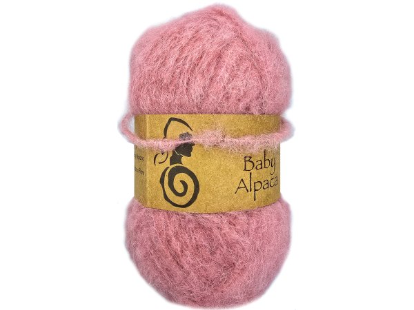 BABY ALPACA włóczka 374 Pink Róż Indyjski Viking Garn 25g 75m wełna alpaka sklep z wełną GOLD-POL Warszawa