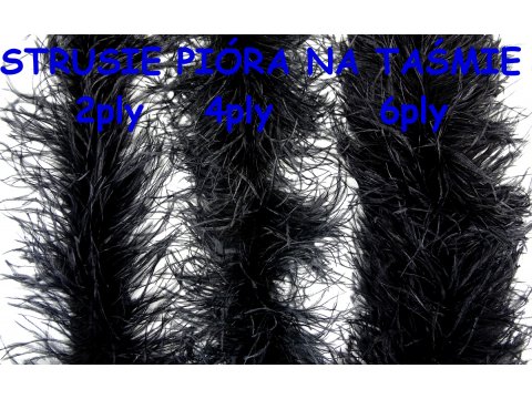 Szal boa Brąż Czekolada 4 ply pióra strusie 1szt/ 1,8m 4ply cztery warstwy piór strusia najlepsza jakość na rynku