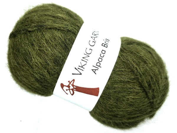 ALPACA BRIS włóczka 335 OLIWKA ZIELONA Viking Garn 50g 150m mix wełny baby alpaka i merino mega wydajna GOLD-POL Warszawa