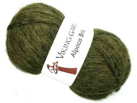 ALPACA BRIS włóczka 335 OLIWKA ZIELONA Viking Garn 50g 150m mix wełny baby alpaka i merino mega wydajna GOLD-POL Warszawa