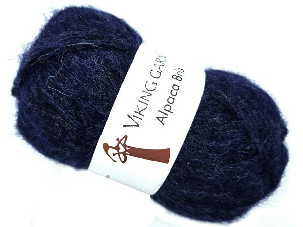 ALPACA BRIS włóczka 324 NAVY GRANTOWA MELANGE Viking Garn 50g 150m mix wełny baby alpaka i merino mega wydajna GOLD-POL Warszawa