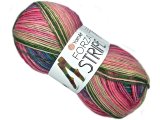 FORZA STRIPE 2008 MIX PINK AND GREEN YarnArt 100g 420m melanż ombre włóczka skarpetkowa na ciepłe skarpety sklep GOLDPOL