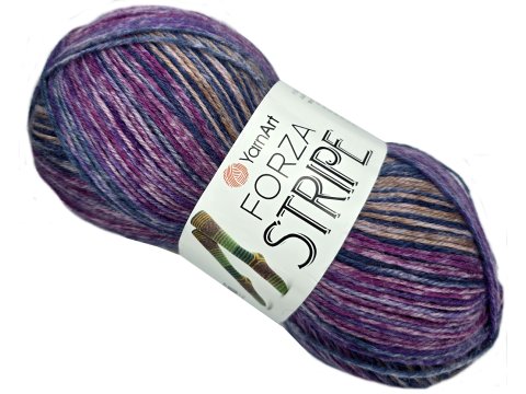 FORZA STRIPE 2009 MIX ZGASZONA FUKSJA GRANAT YarnArt 100g 420m melanż ombre włóczki wełniane na ciepłe skarpety sklep GOLDPOL