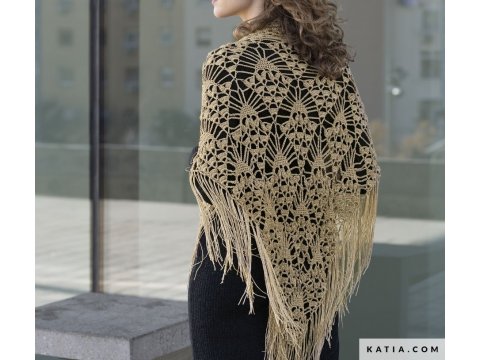 GATSBY włóczka glamour 61 MIEDZIANY ZŁOTY 50g 118m mix wiskozy fantazyjna na chusty bluzeczki sylwester sklep z włóczkami WAWA