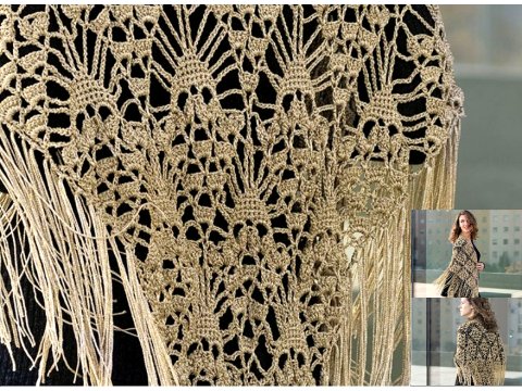 GATSBY włóczka glamour 61 MIEDZIANY ZŁOTY 50g 118m mix wiskozy fantazyjna na chusty bluzeczki sylwester sklep z włóczkami WAWA