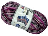 WOOL SOCKS PRINT 2703 MIX FUKSJA I CZARNY Himalaya 100g 400m melanż ombre włóczki wełniane na ciepłe skarpetki sklep GOLDPOL