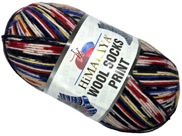 WOOL SOCKS PRINT 5404 MIX...