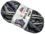 WOOL SOCKS PRINT 2707 MIX SZAROŚCI BLACK Himalaya 100g 400m melanż ombre włóczki wełniane na skarpetki sklep GOLDPOL