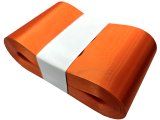 10cm 50m HURT ORANGE POMARAŃCZOWA 146 wstążka satynowa atłasowa szeroka na kokardy wstęgi hurtownia wstążek Warszawa
