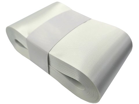 10cm 50m HURT ECRU KREM OFF WHITE 163 wstążka satynowa atłasowa szeroka na kokardy wstęgi hurtownia wstążek Warszawa