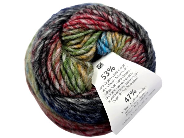 AZTECA FUNNY 207 MIX WIOSNA mix wełny KATIA 100g 180m wielokolorowa włóczki na czapkę szal sweter OUTLET KONIEC KOLEKCJI