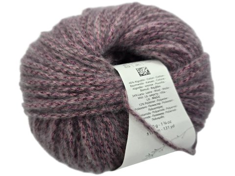 COTTON MERINO GLAM 310 WRZOS Concept by KATIA 50g 120m wełna i bawełna włóczka na kardigan szal sweter OUTLET KONIEC KOLEKCJI