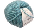 COTTON MERINO GLAM 309  AQUA Concept by KATIA 50g 120m wełna i bawełna włóczka na kardigan szal sweter OUTLET KONIEC KOLEKCJI