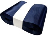 15cm 50m HURT GRANAROWA NAVY BLUE 184 wstążka satynowa szeroka na kokardy wstęgi hurtownia wstążek Warszawa
