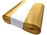 20cm 50m HURT GOLD JASNY ZŁOTY Z118 wstążka satynowa najszersza na kokardy wstęgi hurtownia wstążek Warszawa