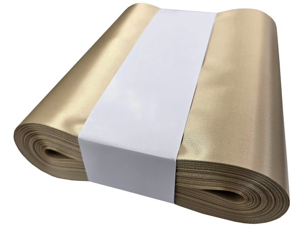 20cm 50m HURT BEŻ BEIGE 185 wstążka satynowa najszersza na kokardy wstęgi hurtownia wstążek Warszawa