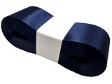 6cm 50m GRANATOWA NAVY 184 wstążka satynowa szeroka na kokardy kokardki wstęgi hurtownia wstążek Warszawa tanie wstążki